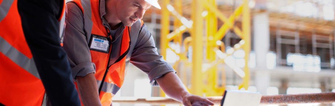 worker wearing safety kit