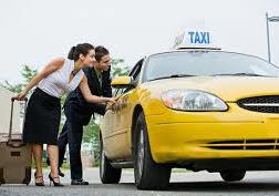 women and taxi