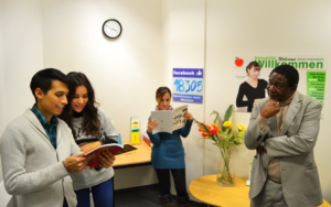 language learners in one room